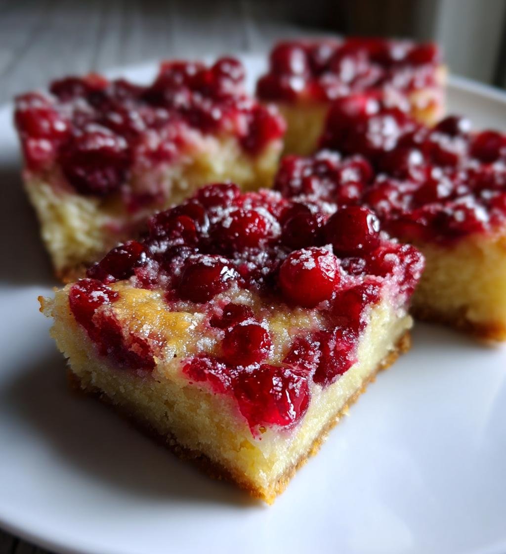 Cranberry Lemon Bars - detail 1