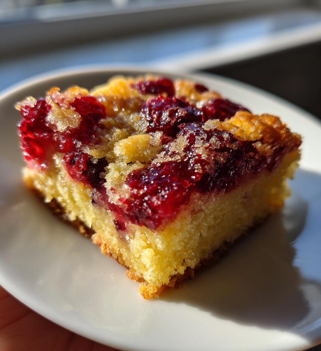 Cranberry Lemon Bars