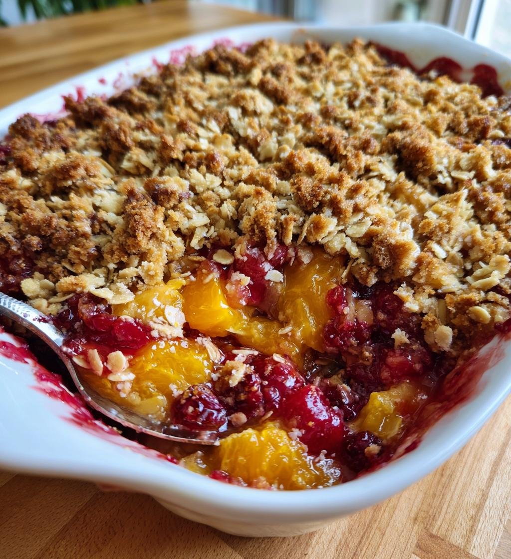 Cranberry Orange Pecan Crisp - detail 1