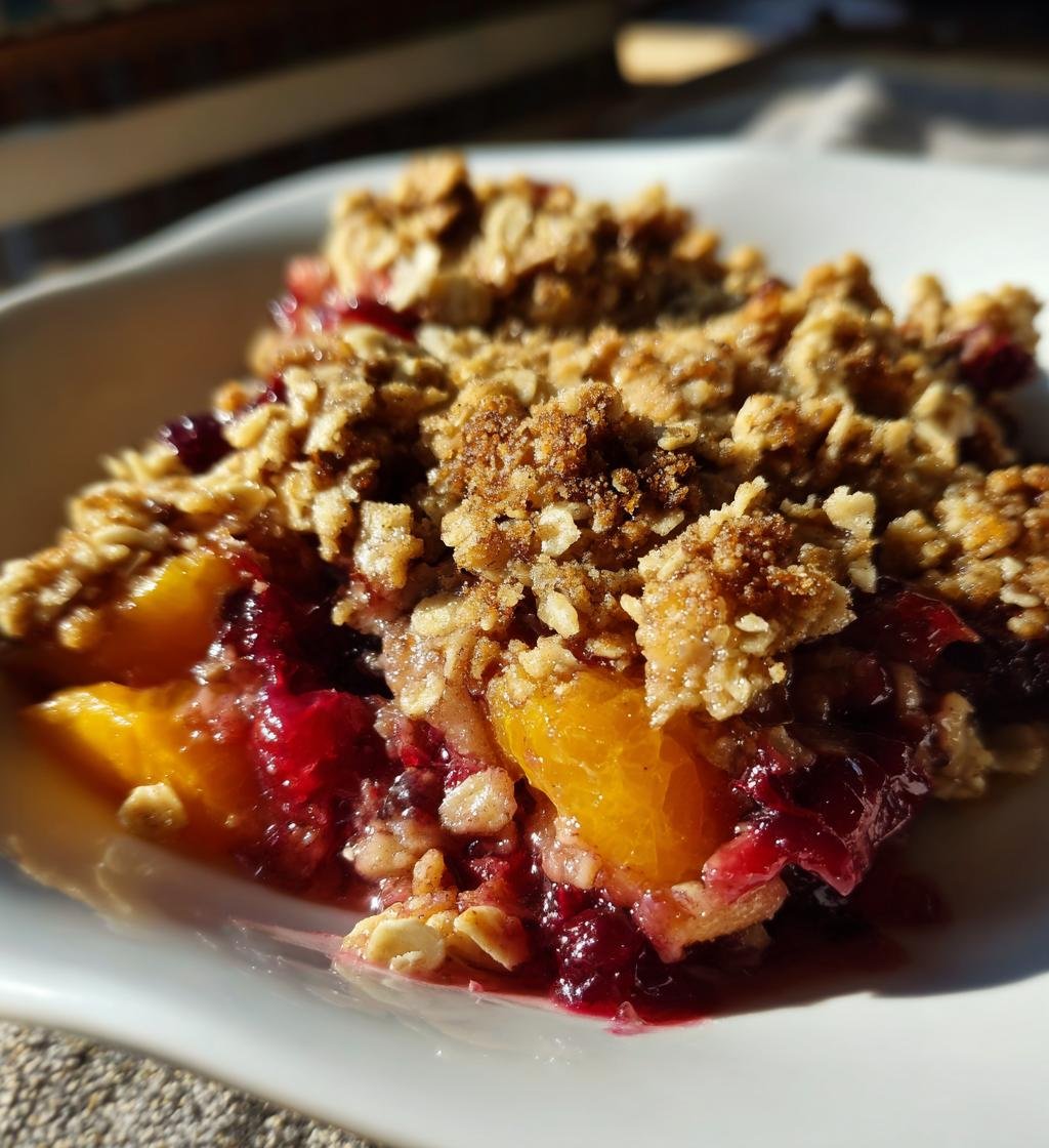 Cranberry Orange Pecan Crisp