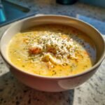 Creamy Apple and White Cheddar Soup