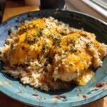 Crockpot Cheesy Chicken and Rice Recipe
