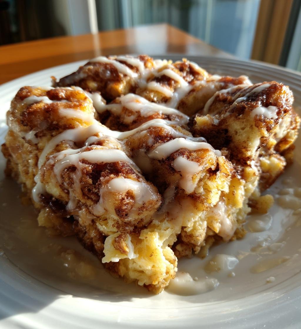 Crockpot Gooey Cinnamon Roll Dump Cake - detail 1