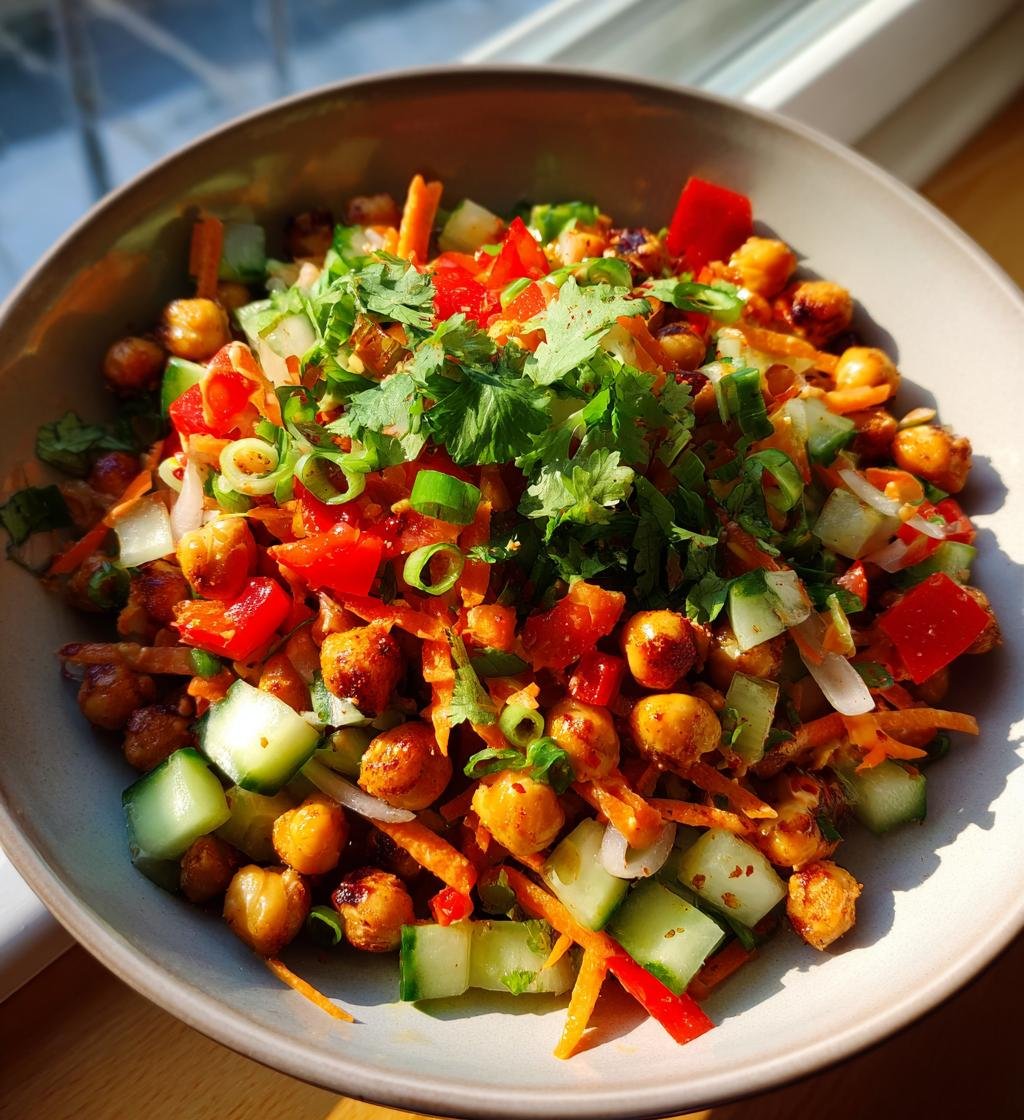 Crunchy Thai Chickpea Salad - detail 1