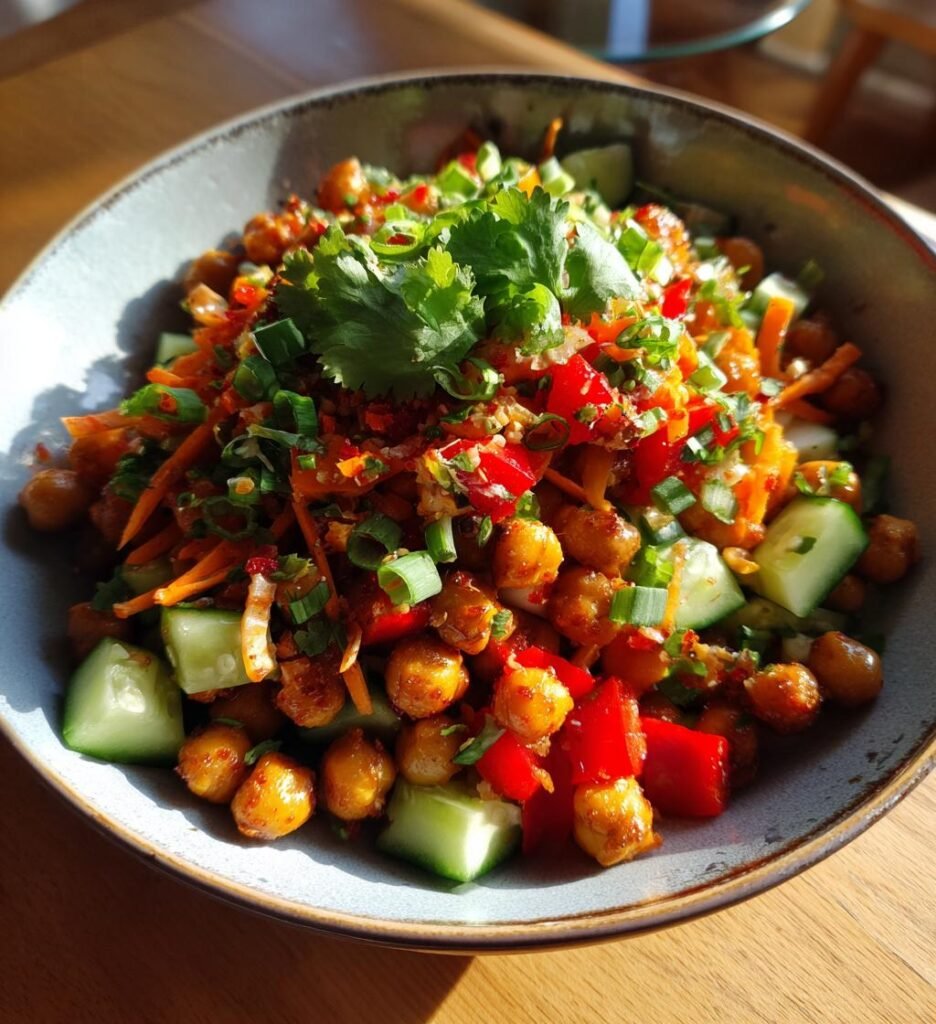 Crunchy Thai Chickpea Salad