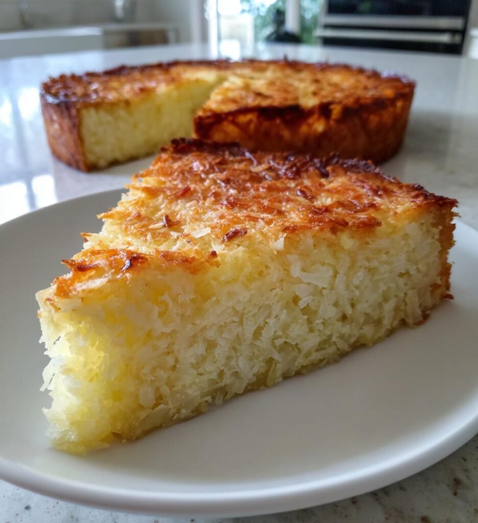 Crustless Coconut Pie