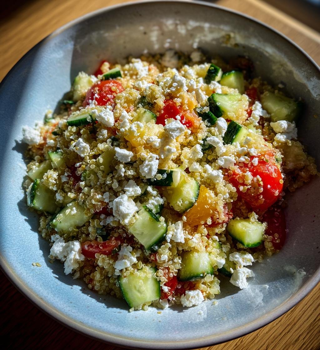 Cucumber Quinoa Feta Salad - detail 1