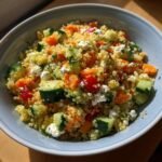 Cucumber Quinoa Feta Salad