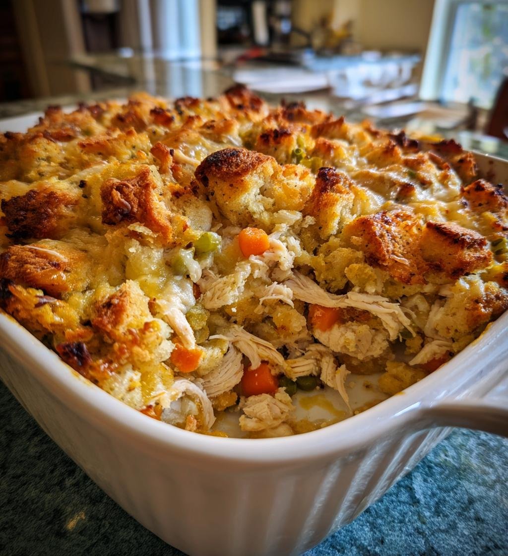 Dolly's Chicken and Stuffing Casserole - detail 1