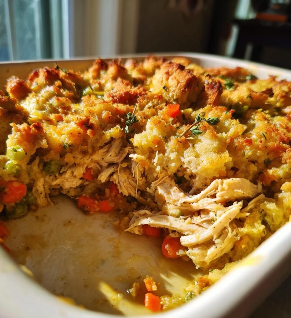 Dolly's Chicken and Stuffing Casserole