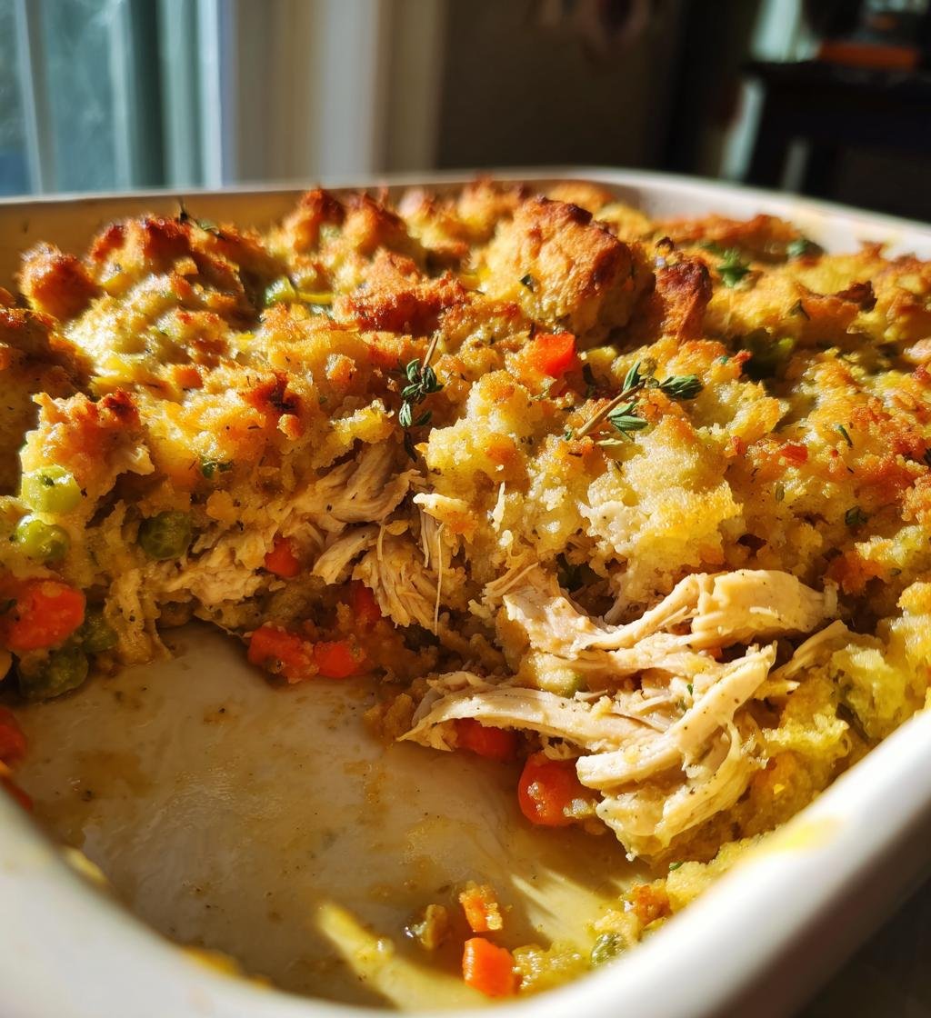 Dolly's Chicken and Stuffing Casserole