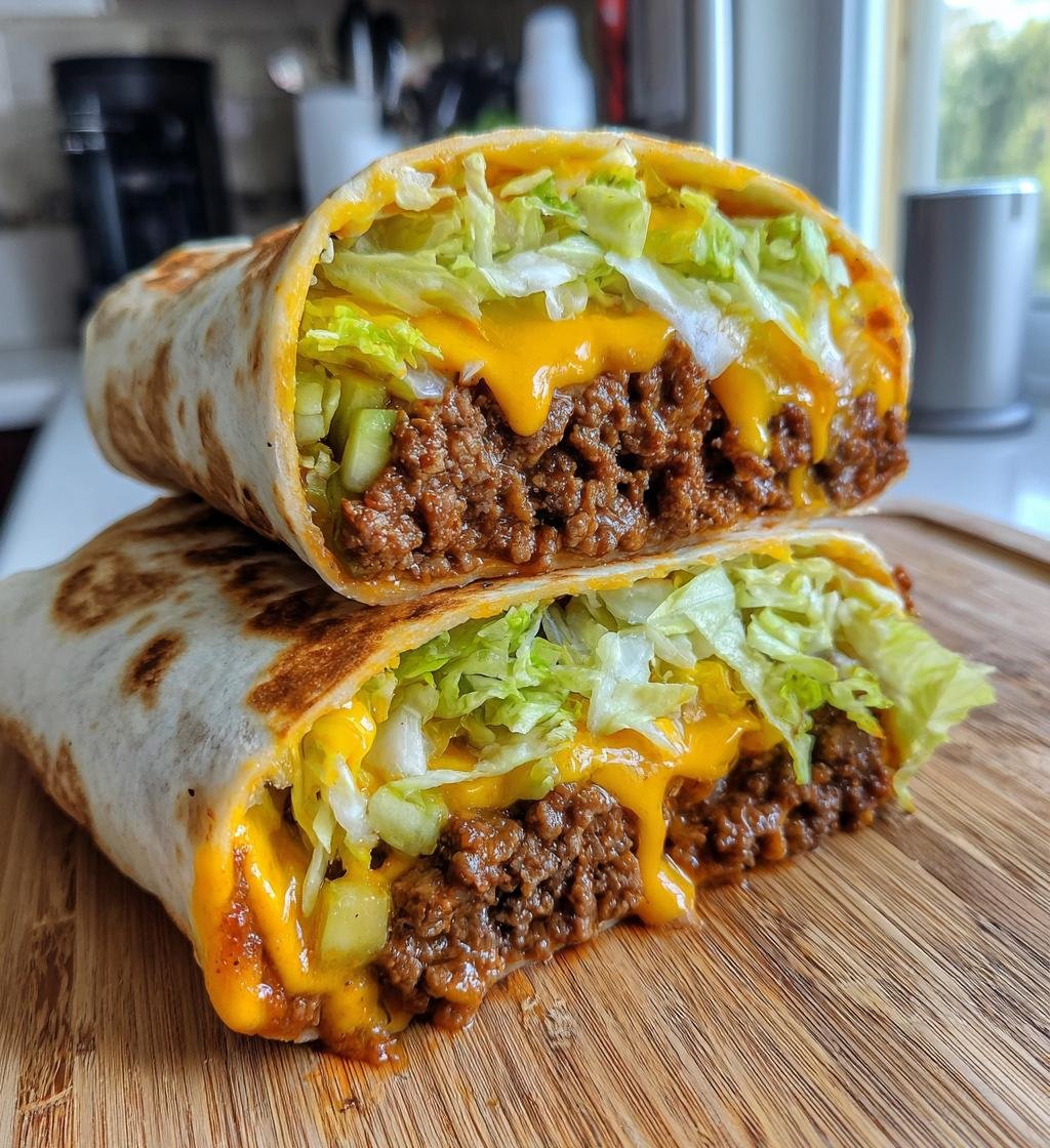 Easy Big Mac Wrap