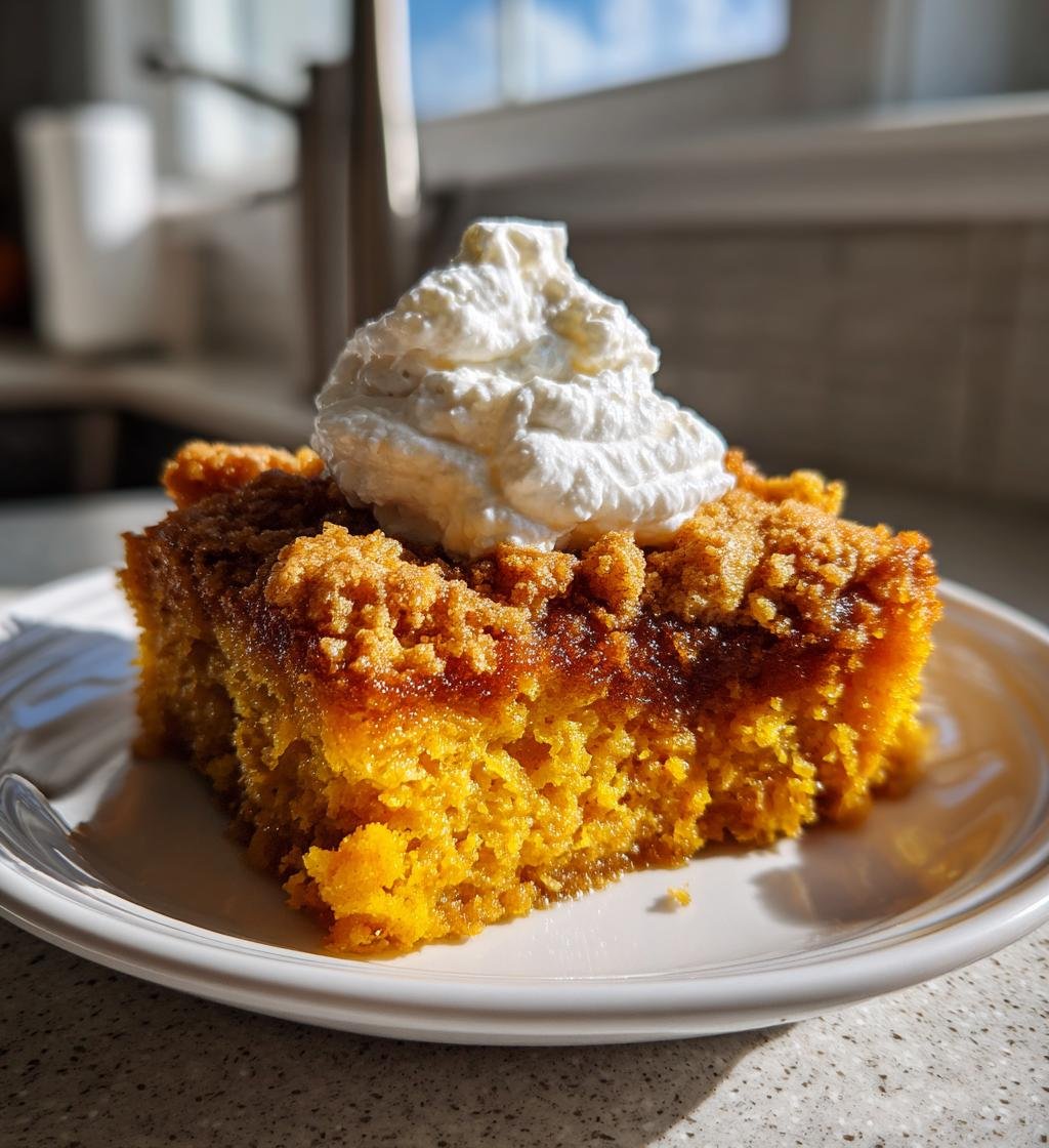 Easy Pumpkin Dump Cake