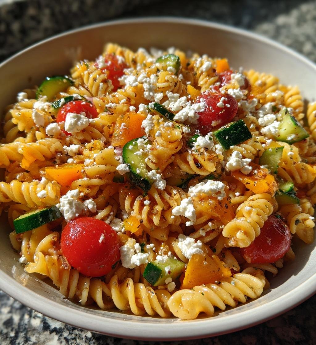 Fall Harvest Pasta Salad - detail 1