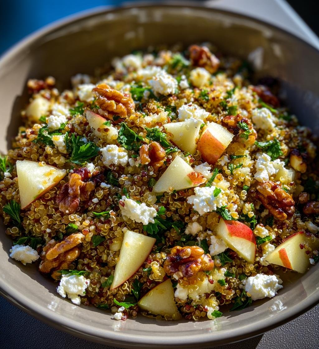 Fresh Quinoa Apple Salad - detail 1