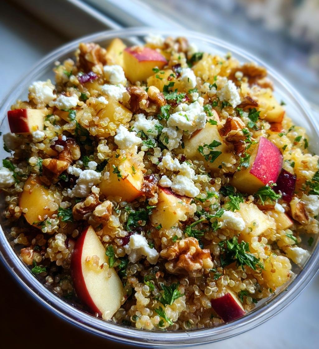 Fresh Quinoa Apple Salad