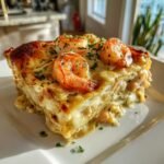 Garlic Butter Shrimp Scampi Lasagna