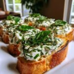 Garlic Herb Goat Cheese Bruschetta