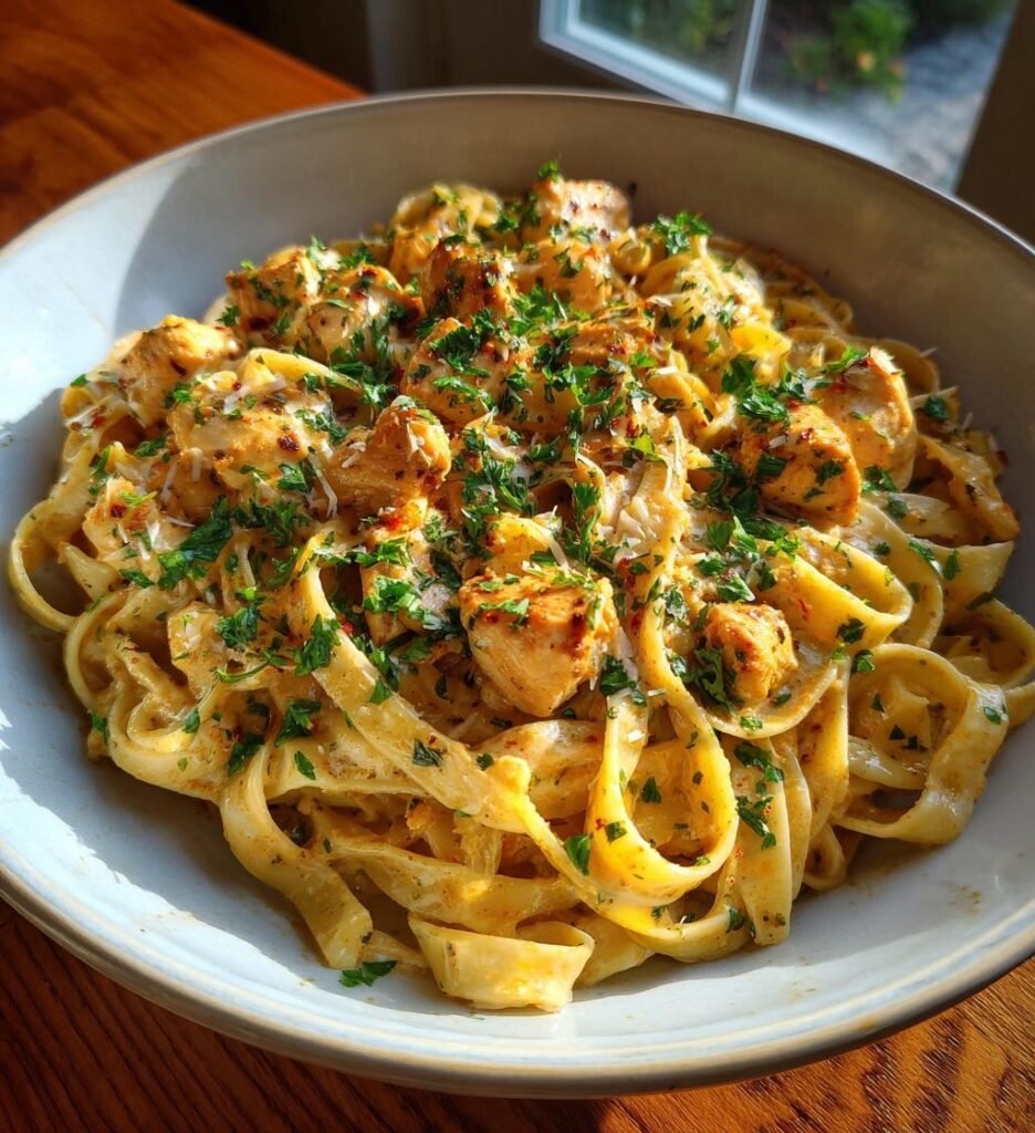 Garlic Parmesan Chicken Pasta