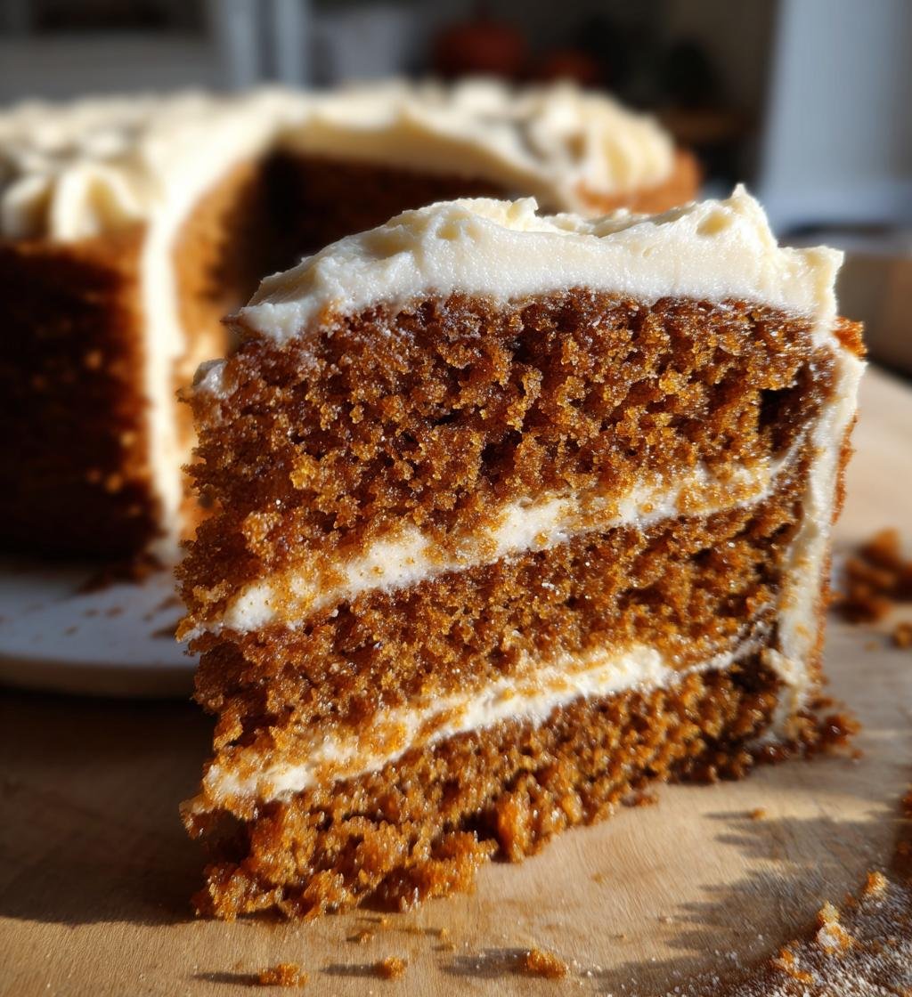 Gingerbread Cake with Molasses Frosting
