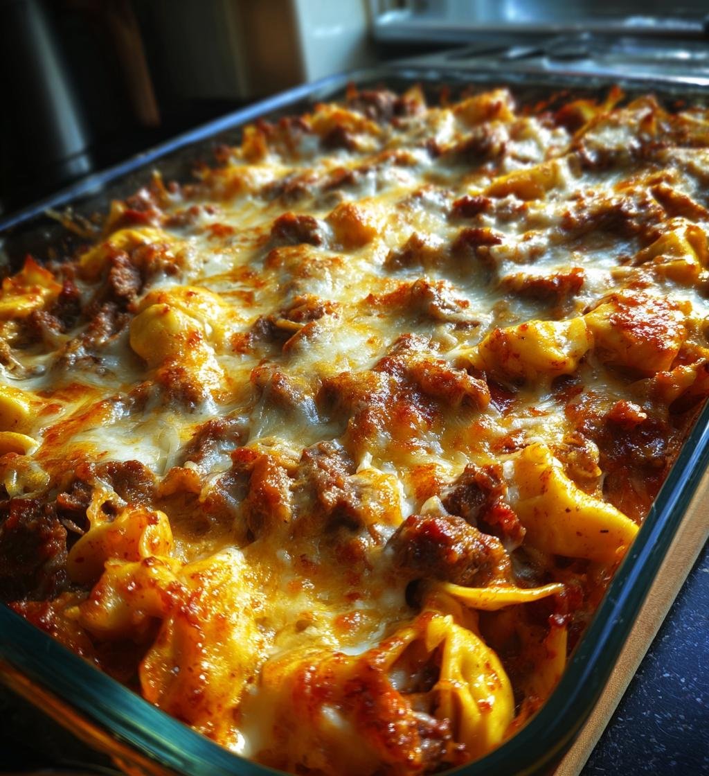 Golden Cheese Steak Tortellini Casserole - detail 1