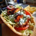 Greek Chicken Gyros with Lemon-Herb Marinade and Tzatziki