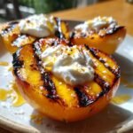 Grilled Peaches With Honey Yogurt