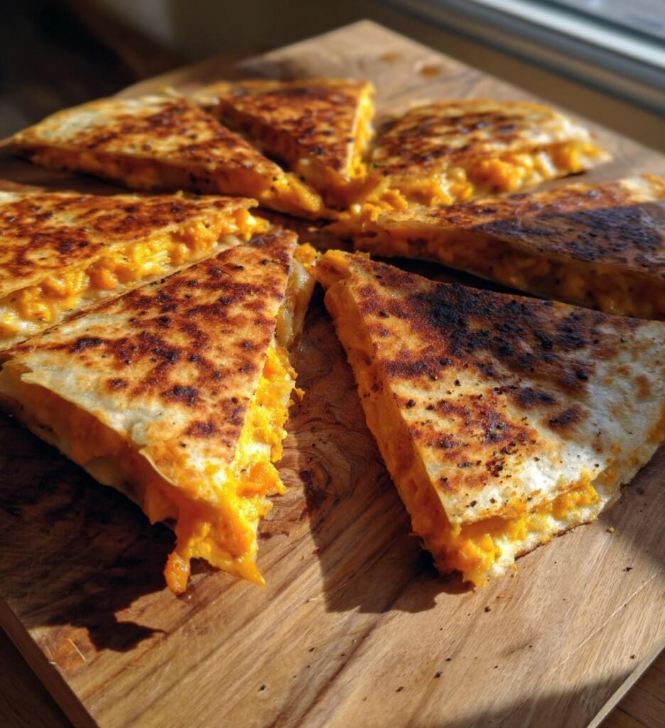 Halloween Pumpkin Quesadillas