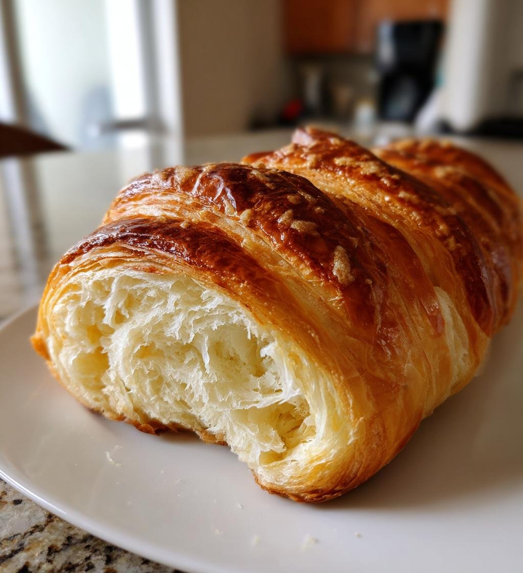Homemade Croissant Bread Loaf - detail 1