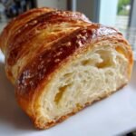 Homemade Croissant Bread Loaf