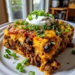 Layered Burrito Casserole
