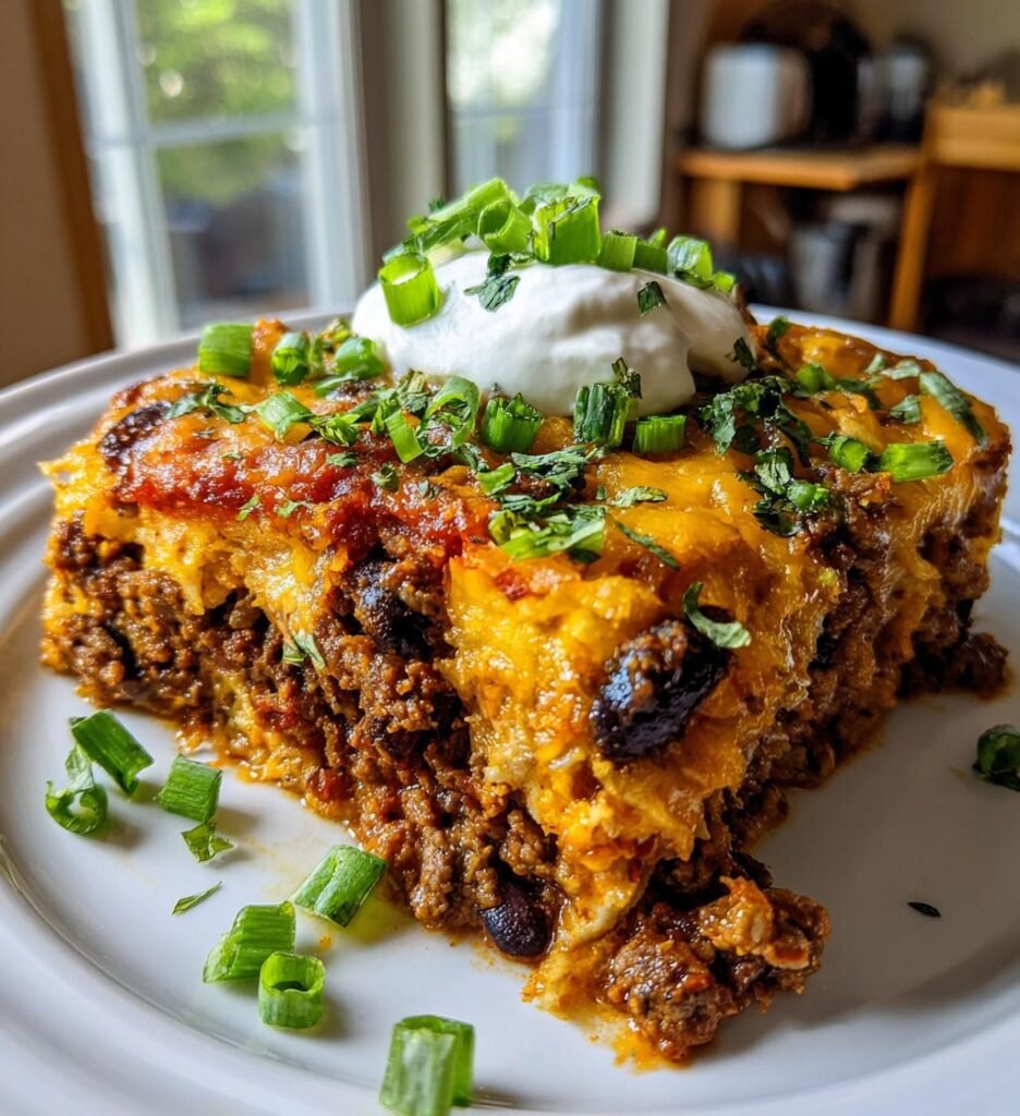 Layered Burrito Casserole