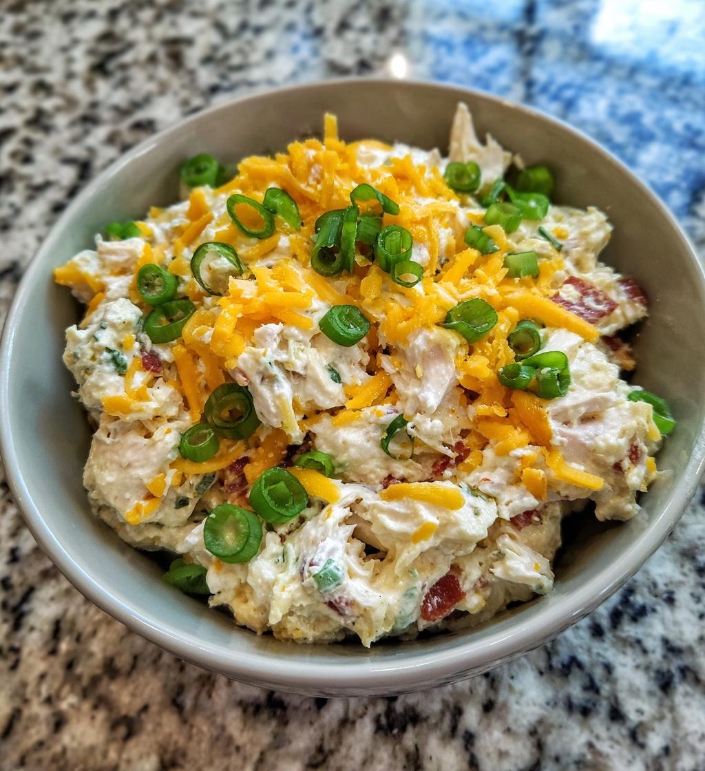 Low Carb Jalapeno Popper Cottage Cheese Chicken Salad