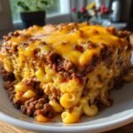 Mac and Cheese Meatloaf Casserole