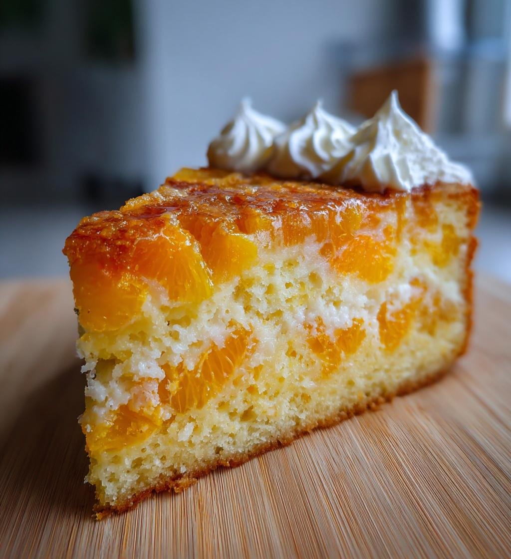 Mandarin Orange Pineapple Cake - detail 1