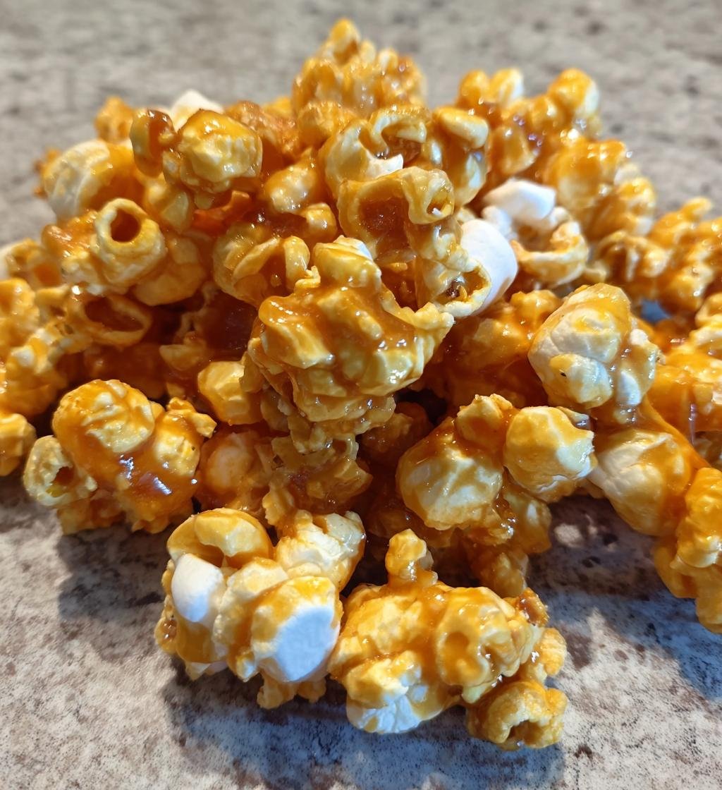 Marshmallow Caramel Corn