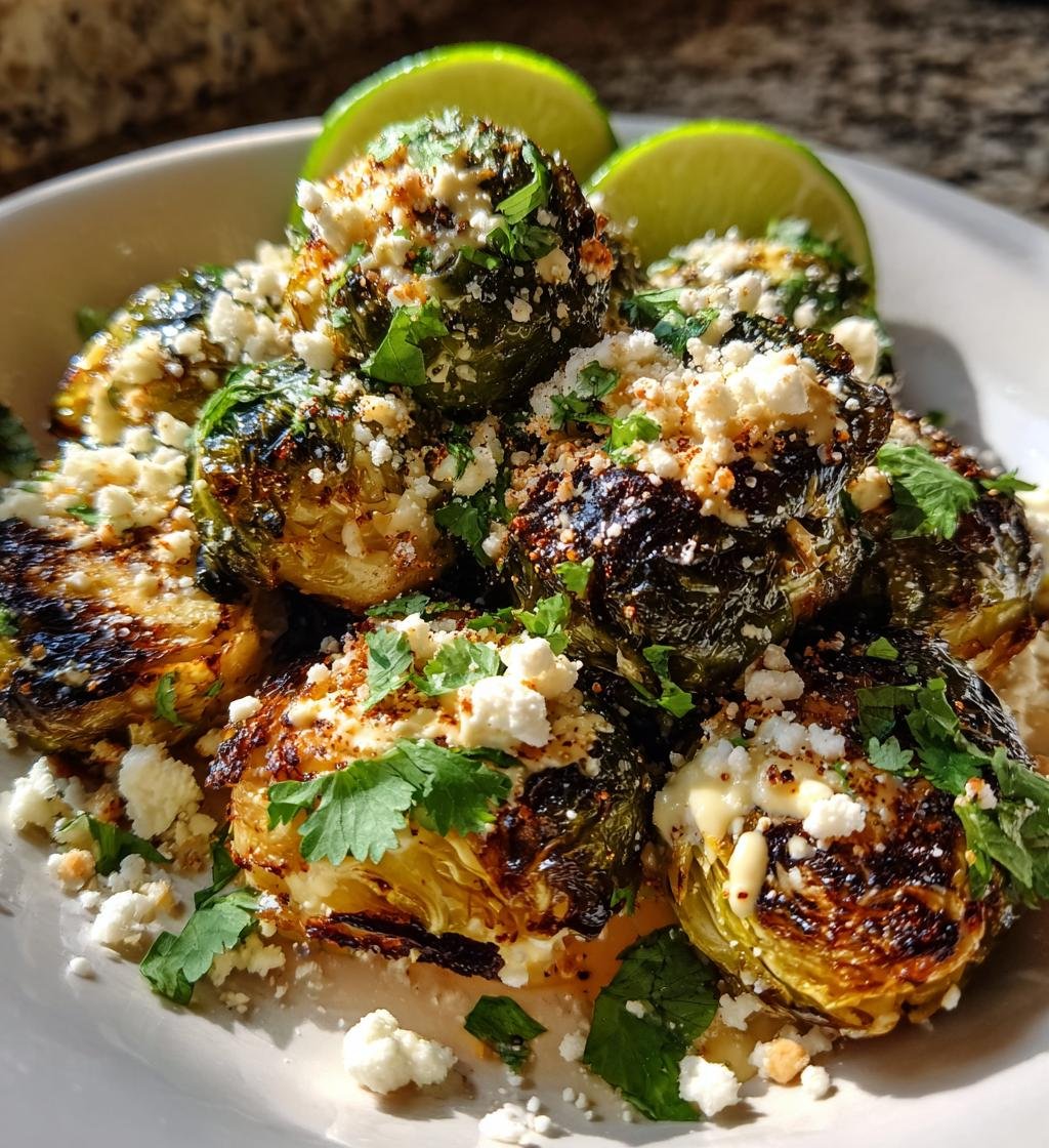 Mexican Street Corn Brussels Sprouts