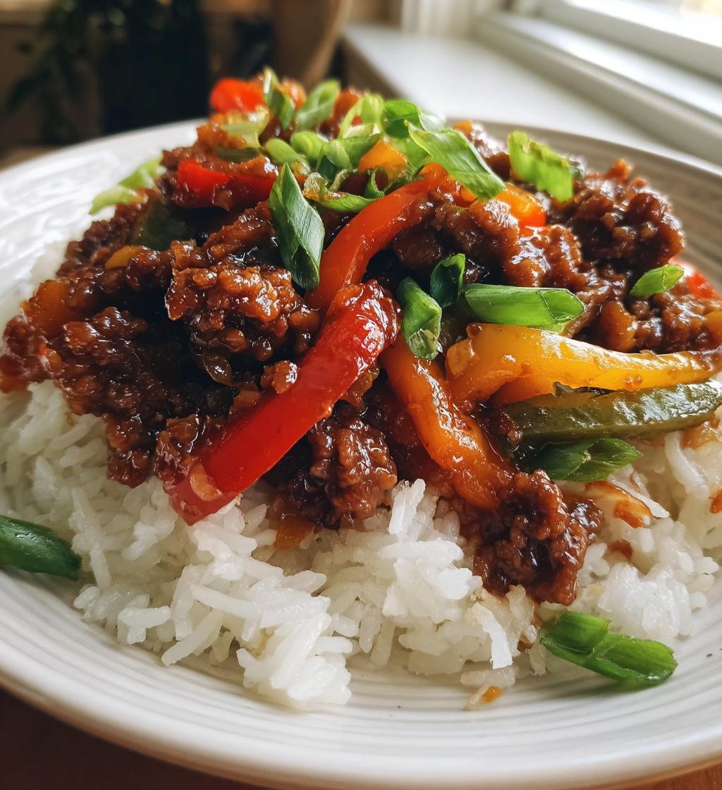 Mongolian Ground Beef - detail 1