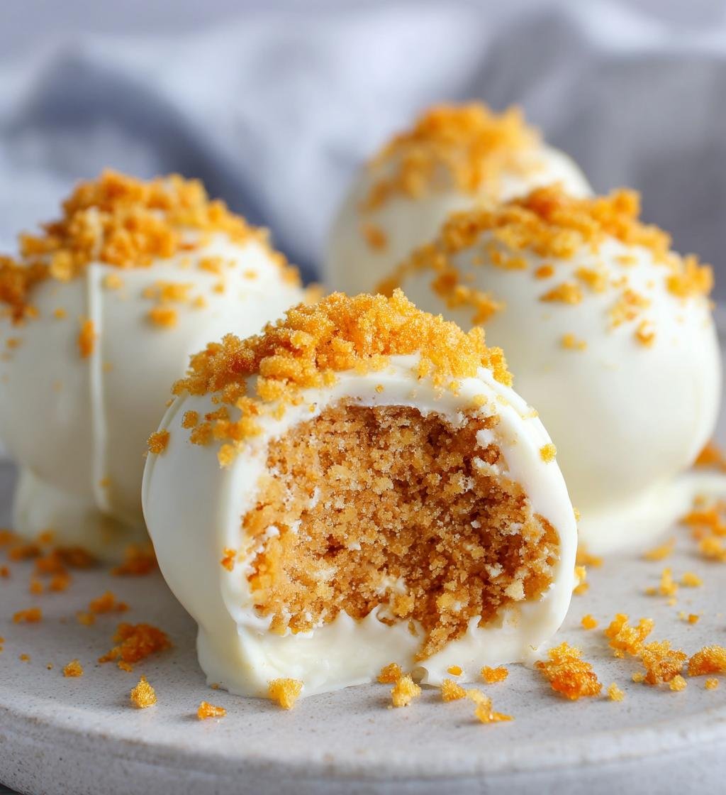 No Bake Orange Creamsicle Truffles - detail 1