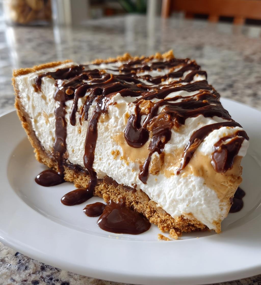 No-Bake Peanut Butter Pie Delight