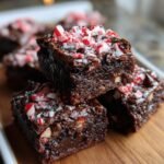 One Bowl Peppermint Brownies