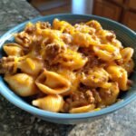One-Pot Creamy Beef and Shells