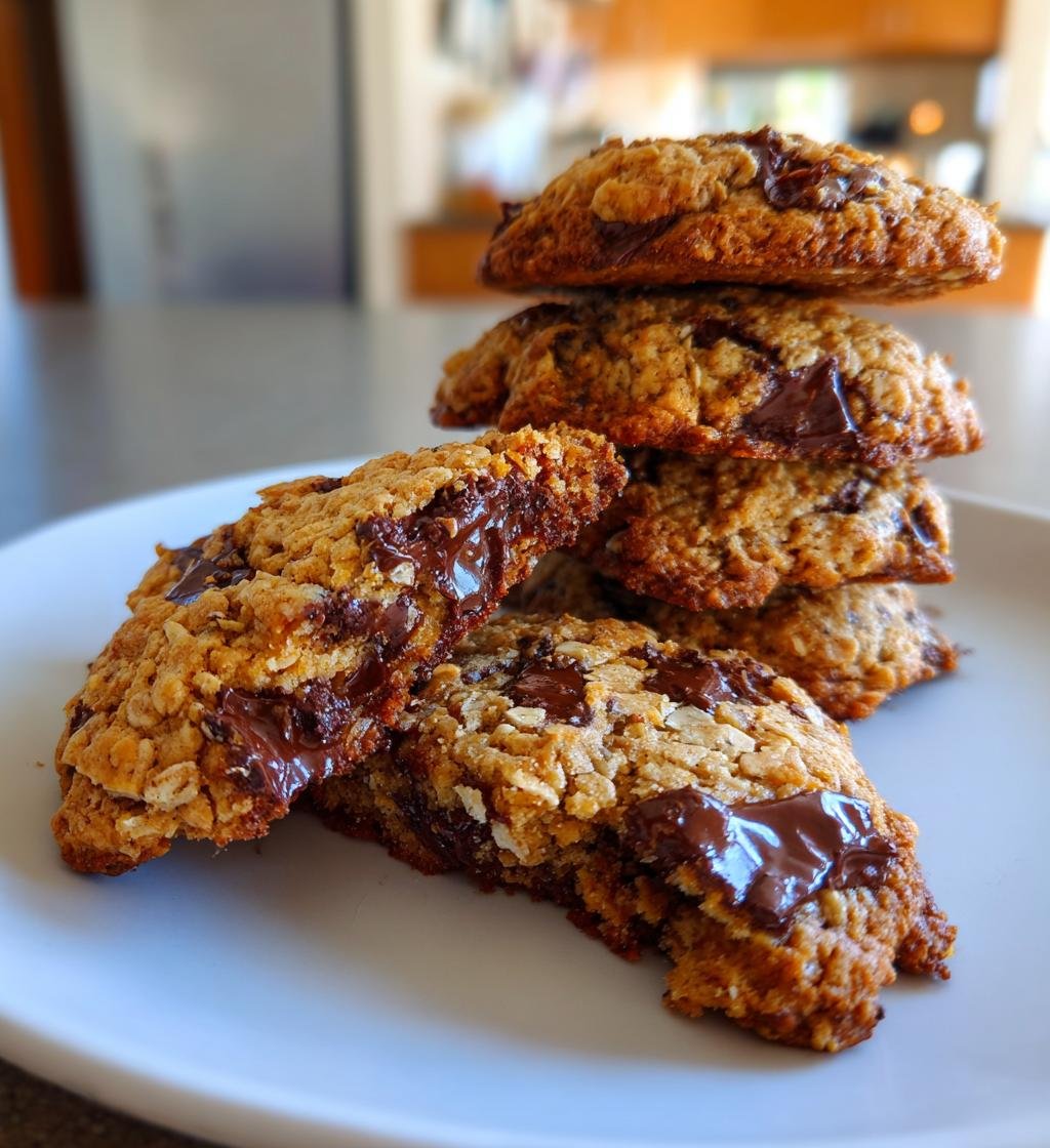 Peanut Butter Oatmeal Chocolate Chip Cookies - detail 1