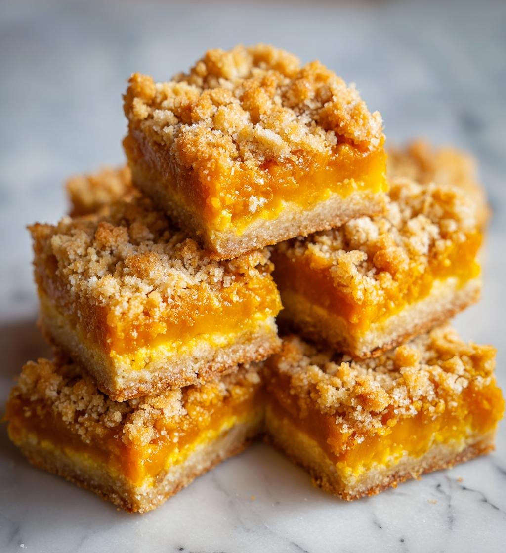 Pumpkin Pie Crumble Bars - detail 1