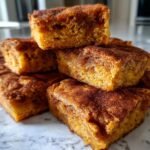 Pumpkin Snickerdoodle Blondies