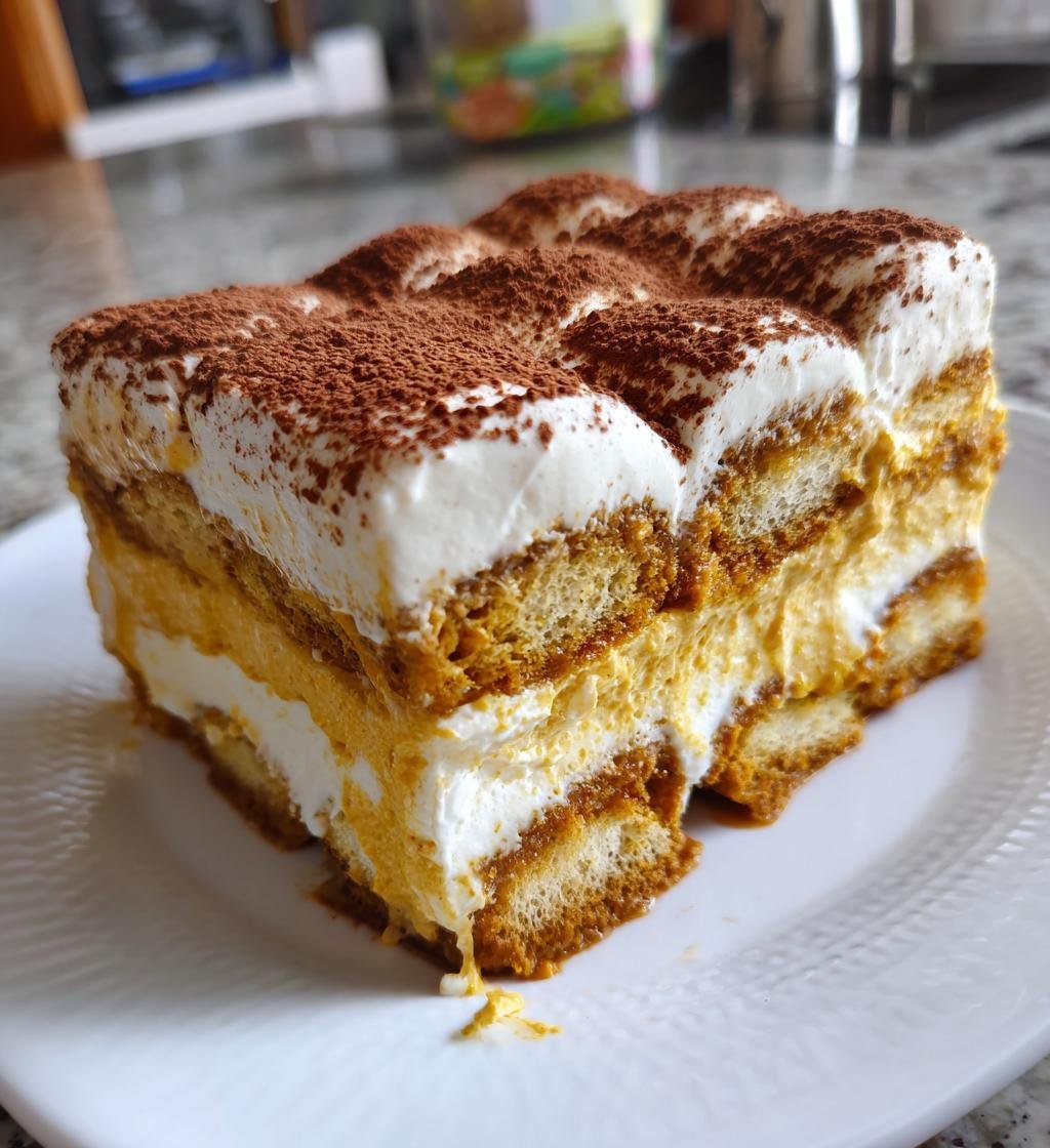 Pumpkin Tiramisu - detail 1