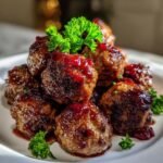 Quick Cranberry Meatballs