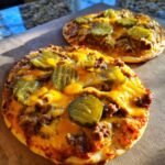 Quick and Easy Cheeseburger Flatbreads