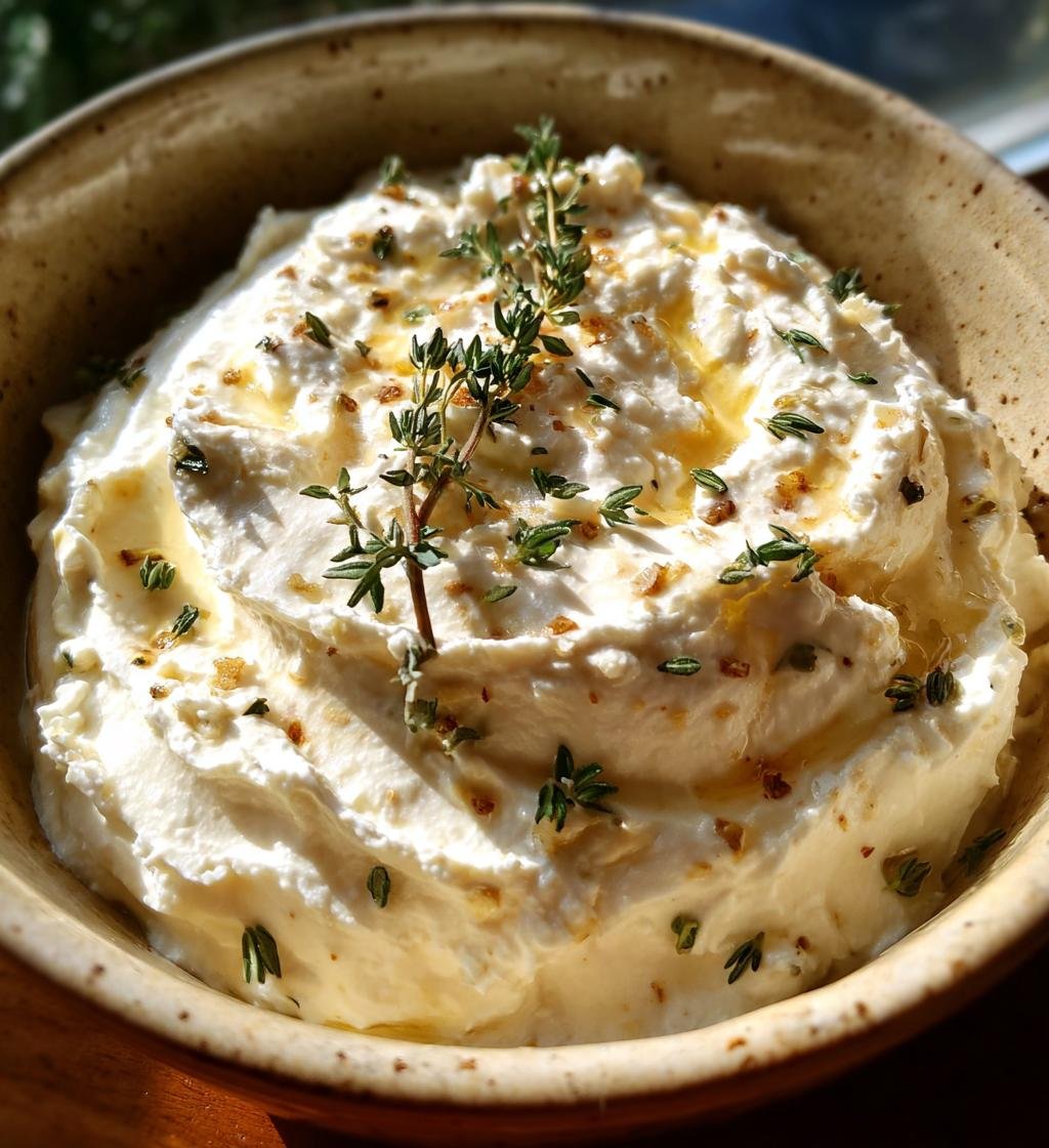 Roasted Garlic Goat Cheese Dip - detail 1
