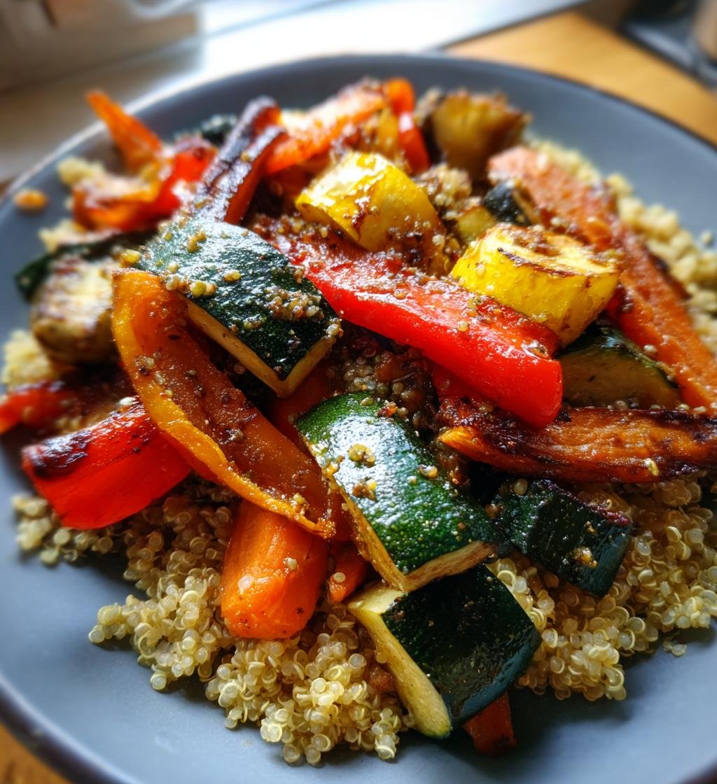 Roasted Vegetable Quinoa Bowl - detail 1